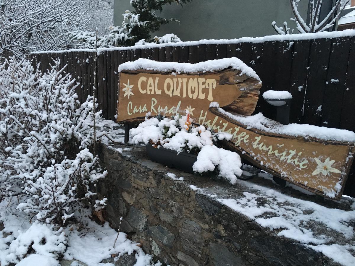 Cal Quimet Pensionat Rialp Exteriör bild